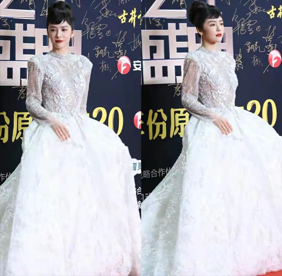 张萌|最新红毯秀！吴谨言瘦得皮包骨头，张萌脸太僵，刘涛热依扎成赢家