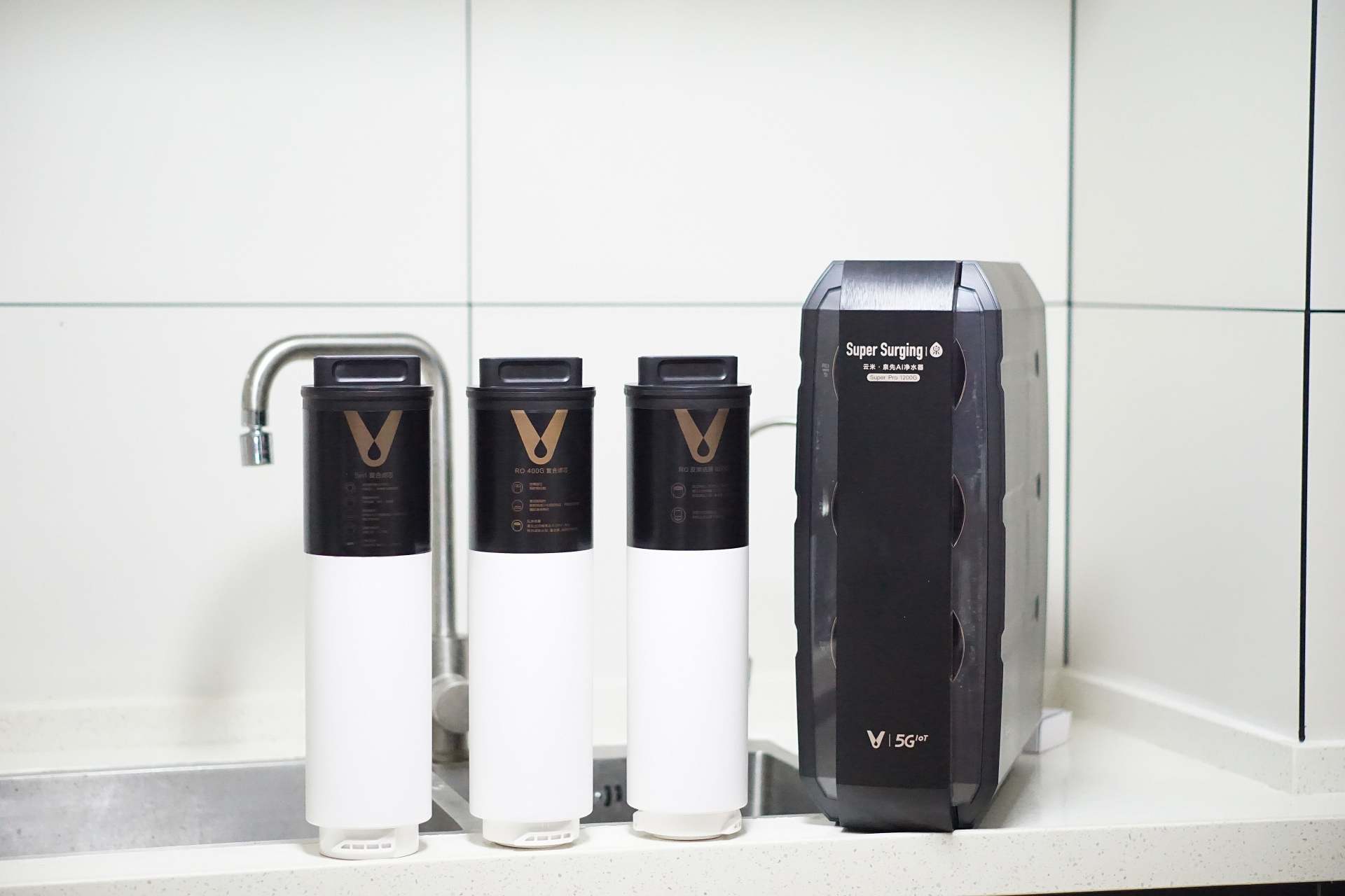 英特尔|3s一杯水、大通量就是王道——云米泉先Super Pro 1200G 厨下净水器
