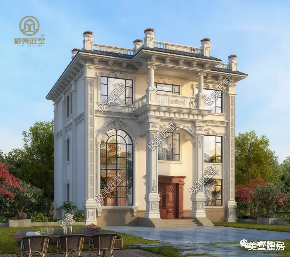 三层简欧风格别墅，布局舒适，户型大气漂亮豪宅既视感爆棚