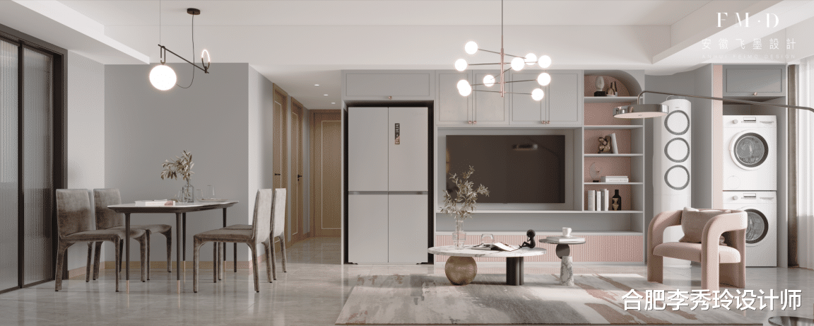 合肥李秀玲设计师|精装改造工期50天,不拆户型架构,这一套100㎡改造下来花了9万块