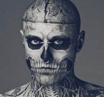  斥资两亿把全身都纹上骨头，走红后却选择自杀，真是为了艺术吗？