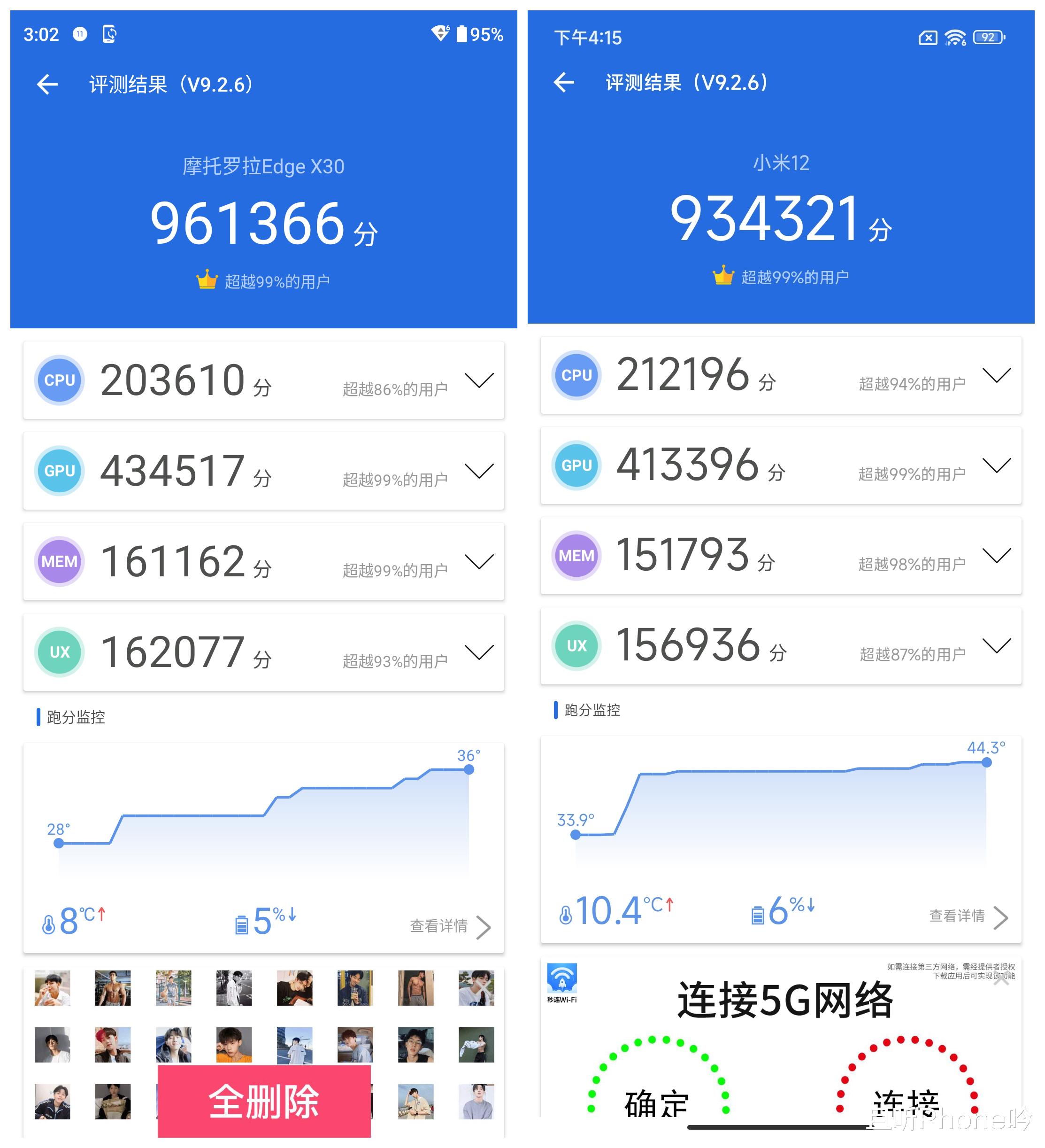 摩托羅拉|moto edge X30和小米12上手測評：首款和第二款驍龍8的巔峰賽