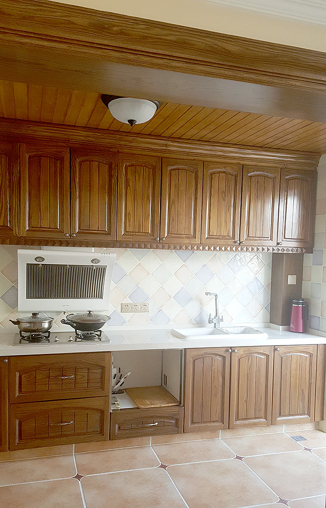 木工|女网友辛苦装修路，橱柜都是木工做的省钱，真的很用心很漂亮