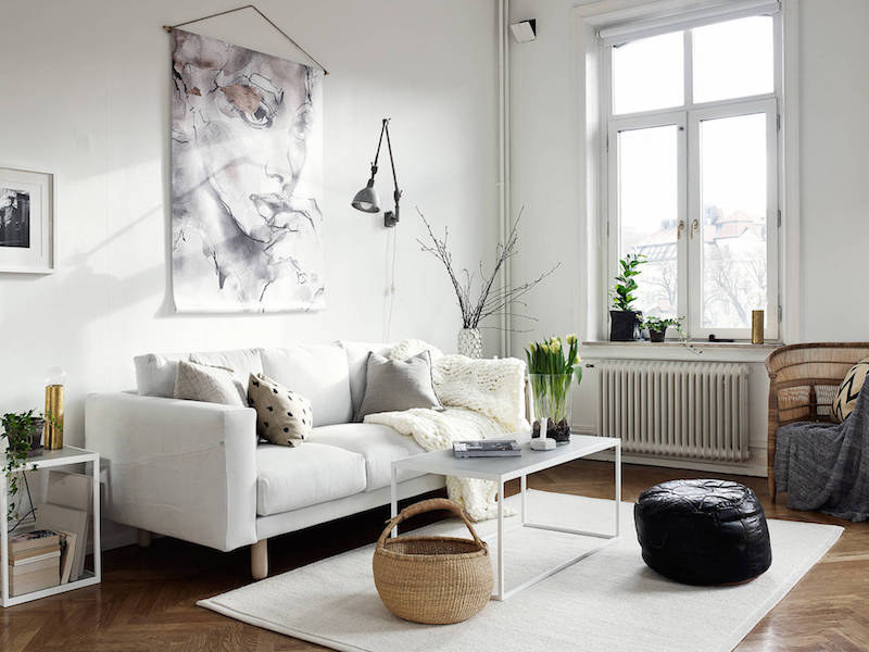 |70平纯色一居，柔和明亮的北欧风设计，一个人的温馨小窝