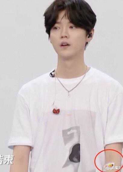 鹿晗|鹿晗中秋节晒新纹身疑辟谣考编传闻，纹身寓意励志但上节目要避讳了