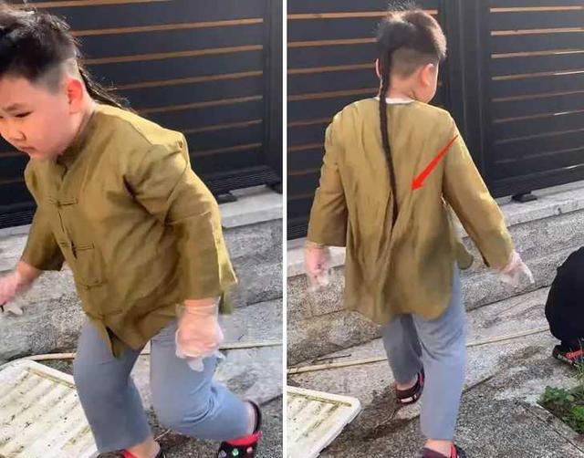 梅高兴谈娱乐 郭德纲6岁小儿子干农活: 小胖脸完美复制父母长相，长发及腰引注目
