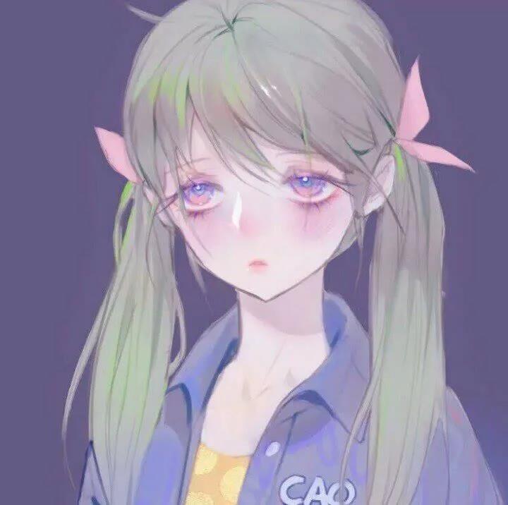 二次元|二次元动漫头像：我有在慢慢解开自己系上的死结