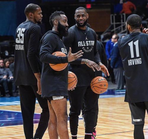 凯文·杜兰特|全明星首发正式出炉!詹皇KD领衔哈登落选,相比去年阵容变化很大