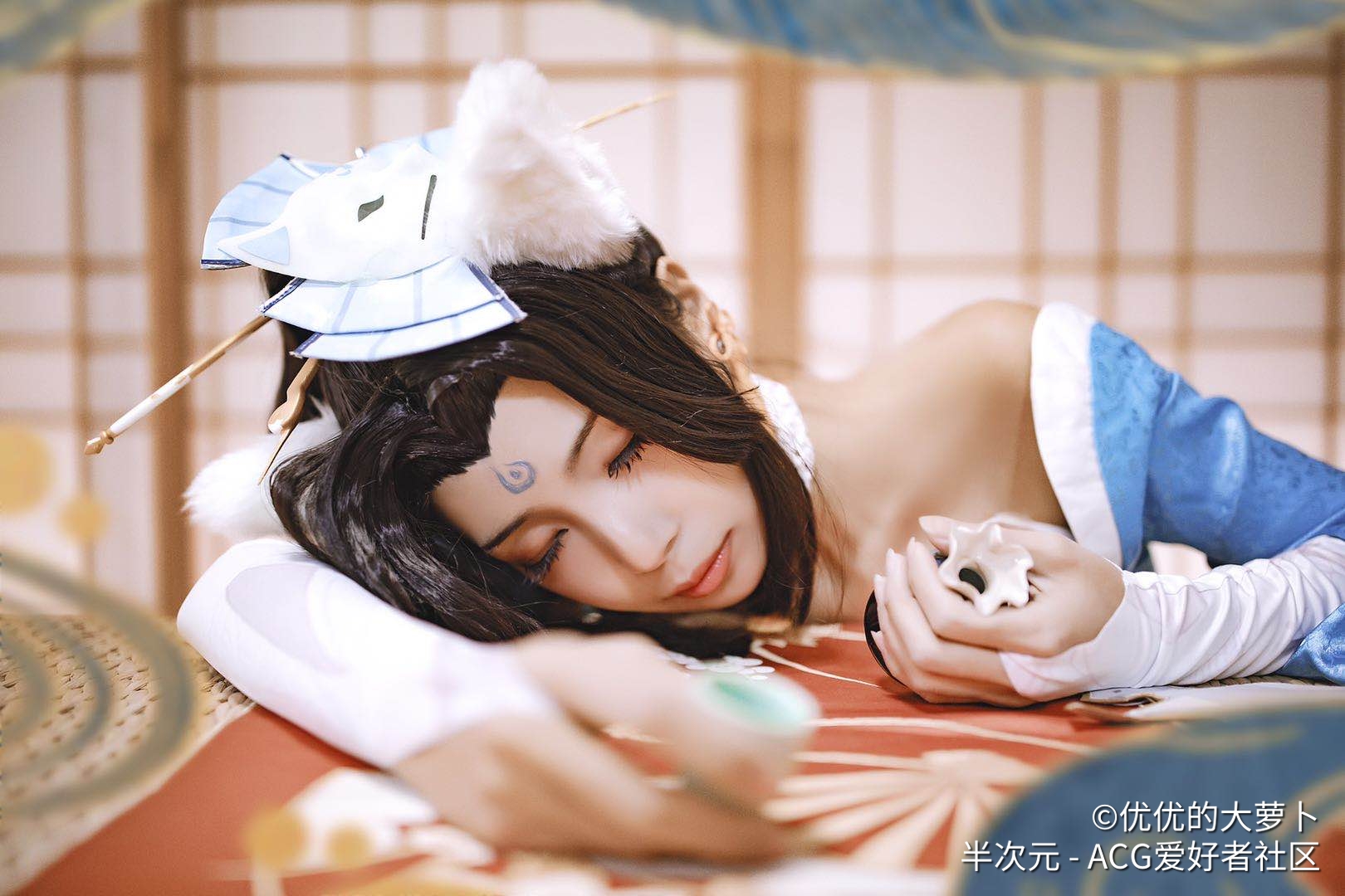 王者荣耀|cos：王者荣耀不知火舞 魅语cos正片@萝卜