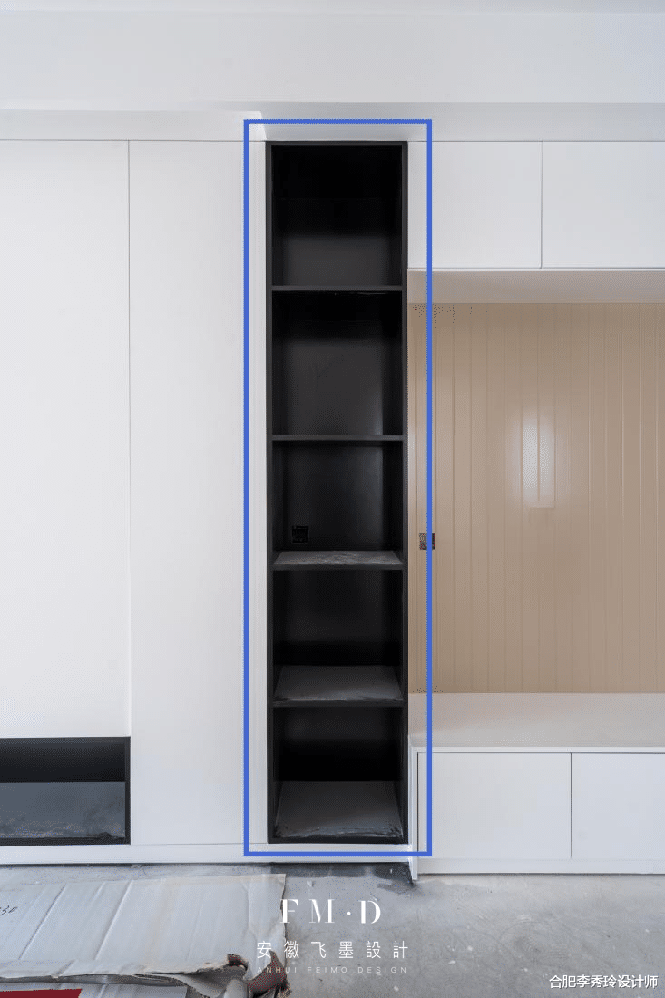 竖厅才是经典,进深5米6,客餐厅直线布置,找到了“收纳密码”