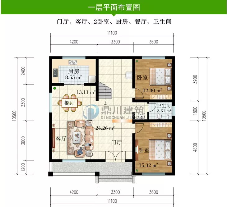 |6款主体20万农村二层别墅，农村建房抢手户型，性价比超高