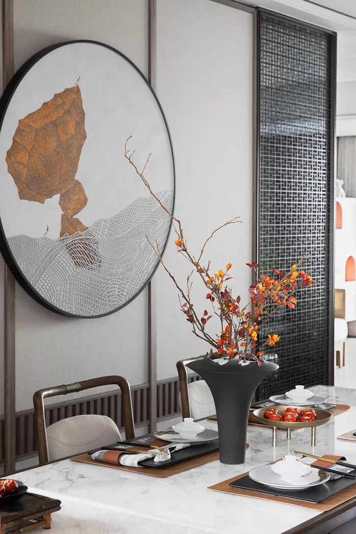 |115㎡新中式|翰墨飘香，东方雅居