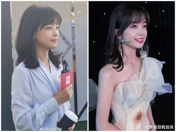 明星素颜|「最美女记者」，首次素颜入镜！31岁真实样貌曝光，网友笑称：差很多