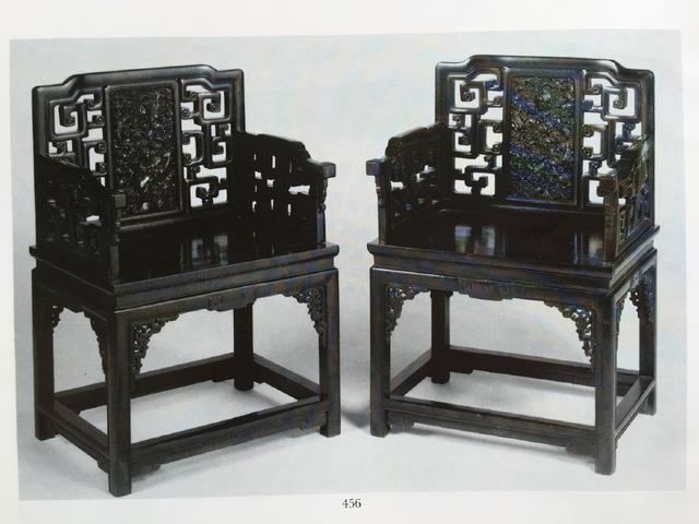 紫檀|恭王府旧藏一组清乾隆紫檀云龙纹扶手椅