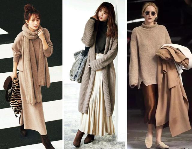 潮流搭配菌 秋冬穿大地色才是真高级!借鉴以下穿法,时髦显瘦又保暖