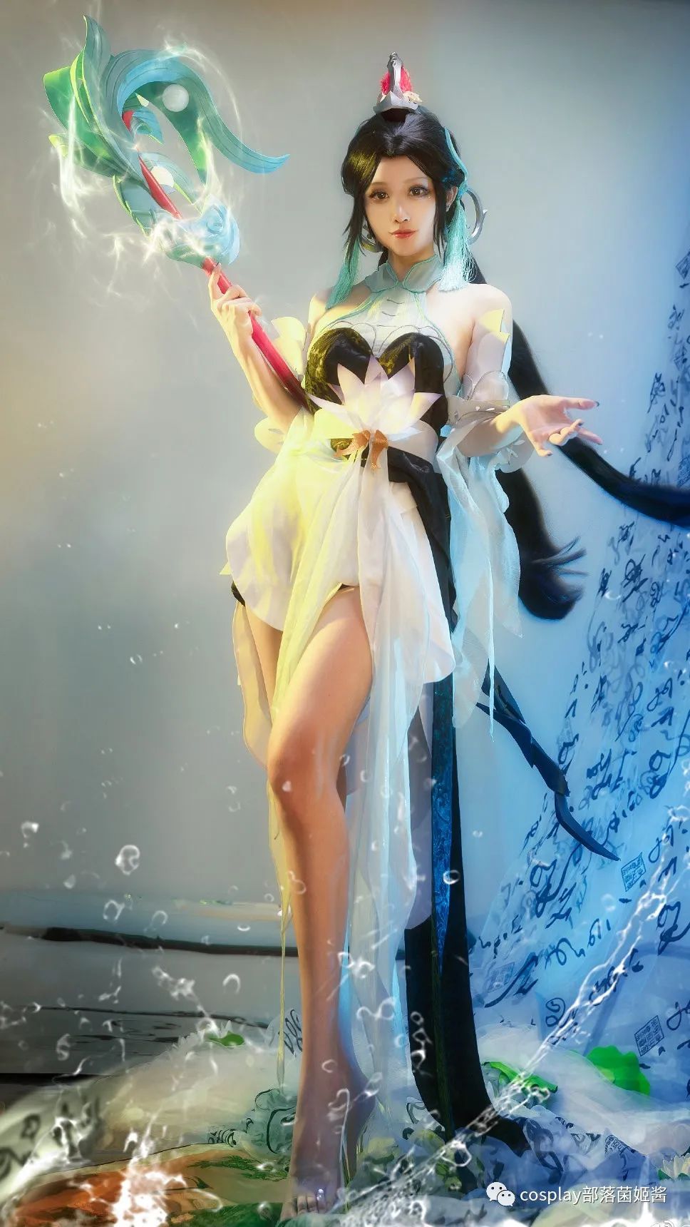 |cos：王者荣耀大乔·白鹤梁神女cos正片@逆光