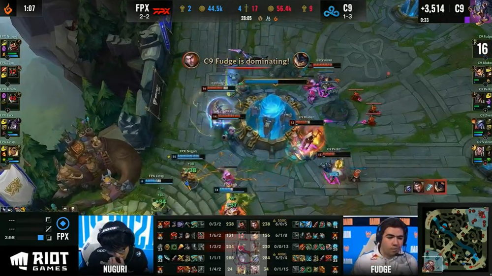 高天亮|FPX遭遇2连败!Tian皇子发狂一个人强开白给!