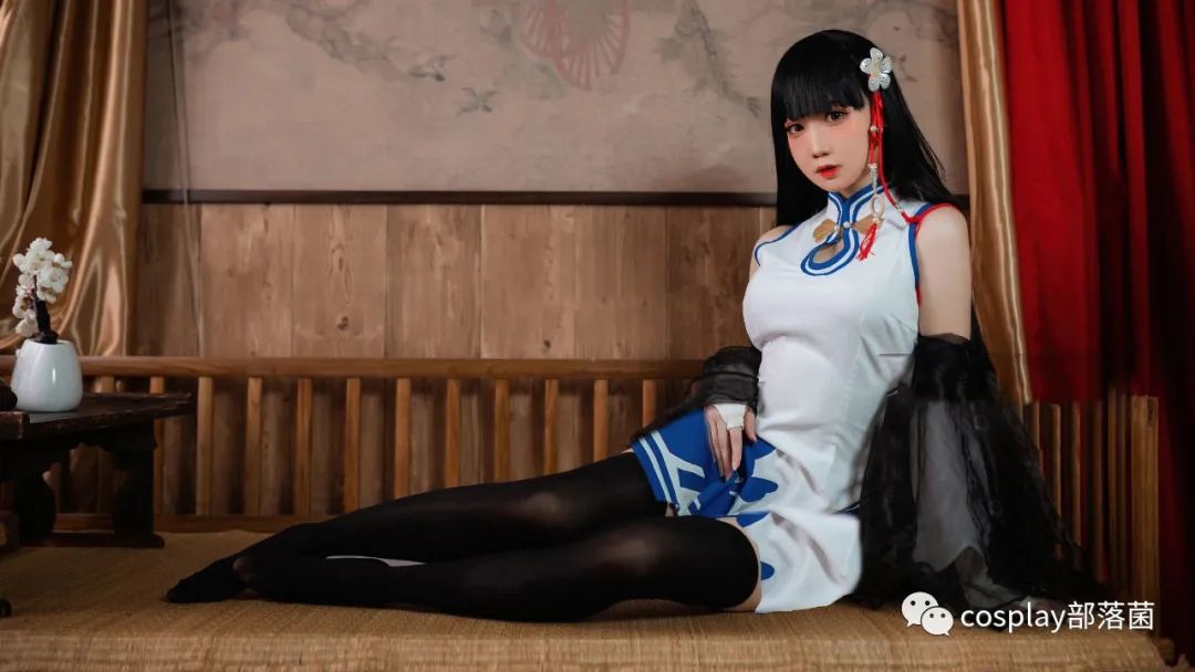 碧蓝航线|cos:碧蓝航线旗袍逸仙cos正片@焖焖碳