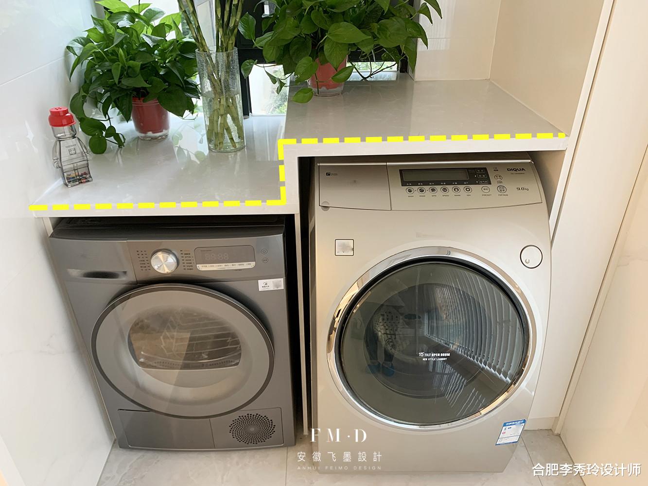 阳台侧面有窗，洗衣柜这5种布局，有点生活经验都知道实打实好用