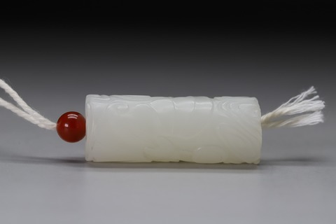 和田玉籽料|舊藏和田玉籽料“一级白 云蝙勒子”