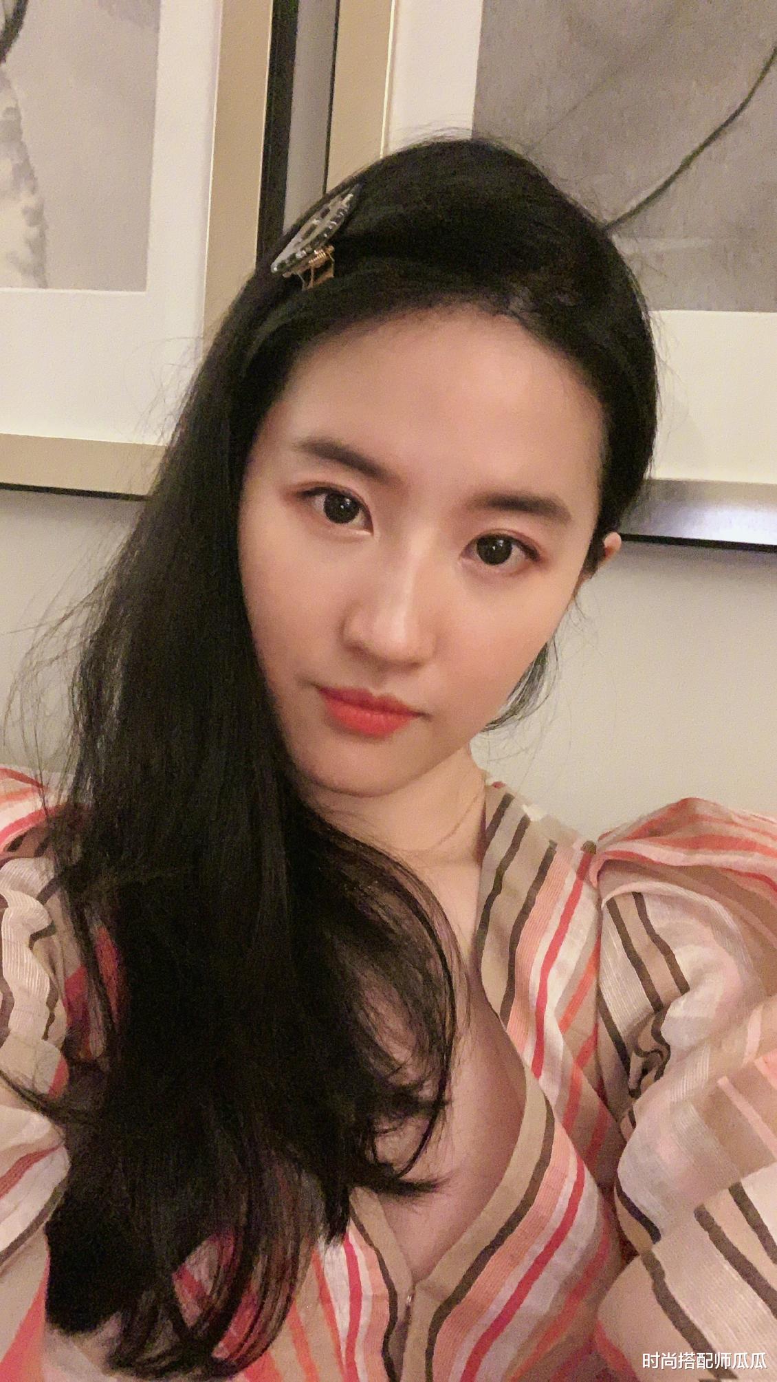 西装|\天仙\也翻车！刘亦菲新造型挑战齐刘海，搭配西装仙女感尽失