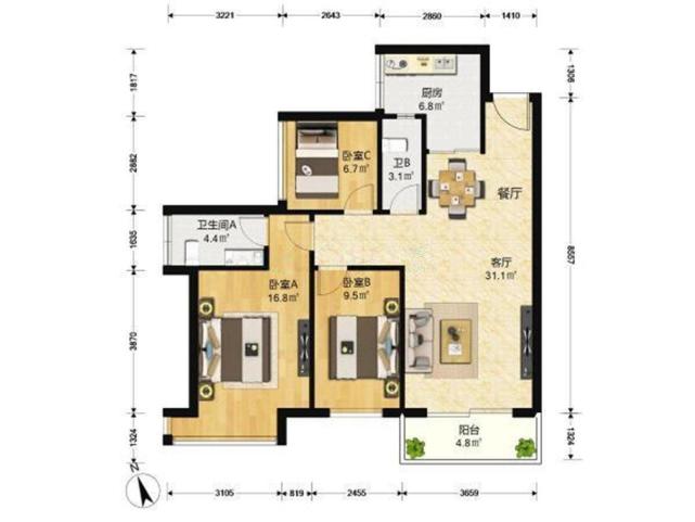 3年前不顾反对全屋贴砖，住那么久还跟新房一样，老婆直夸我聪明