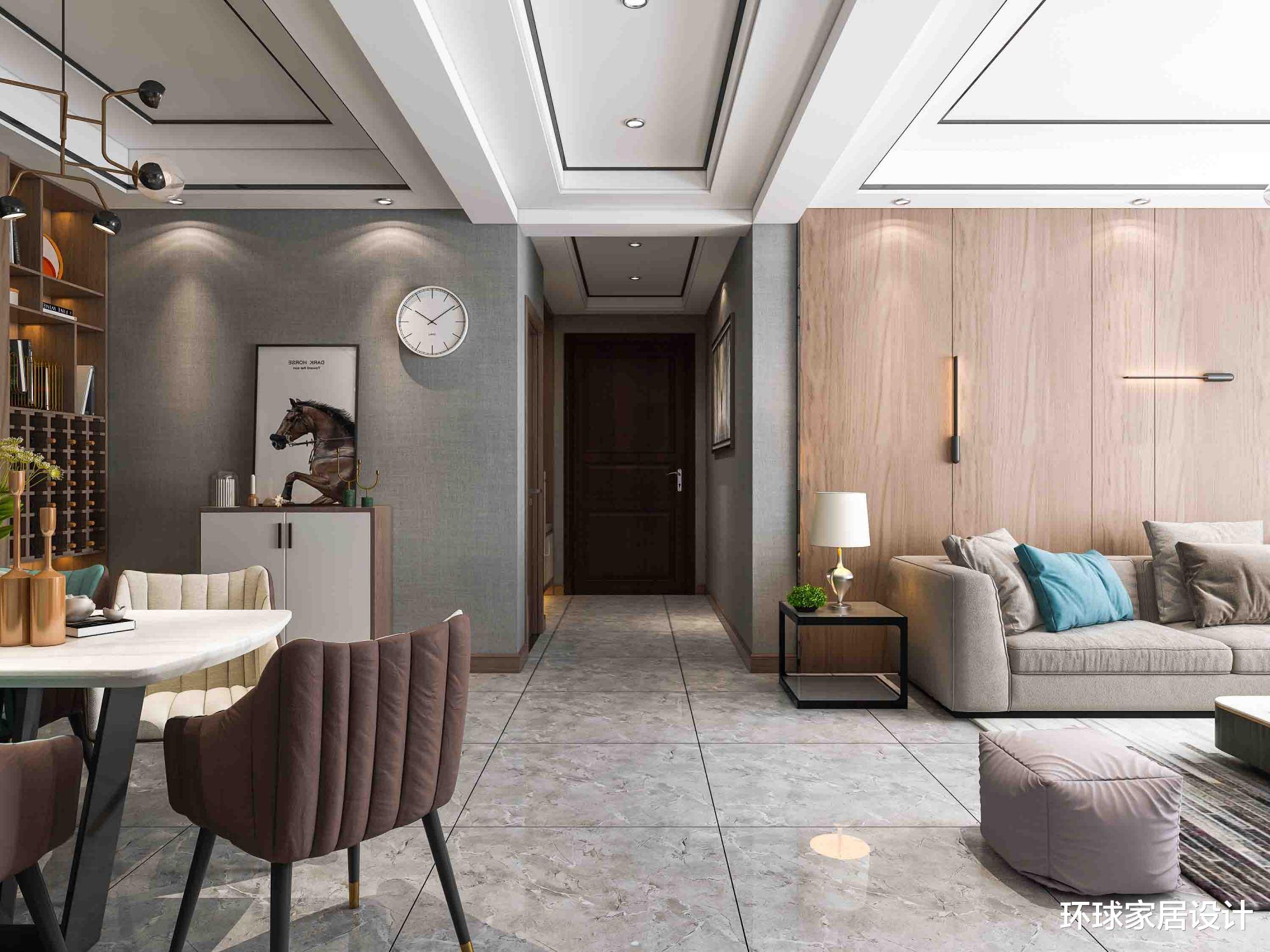 开门就是客餐厅,鞋柜放在哪,才能不尴尬?