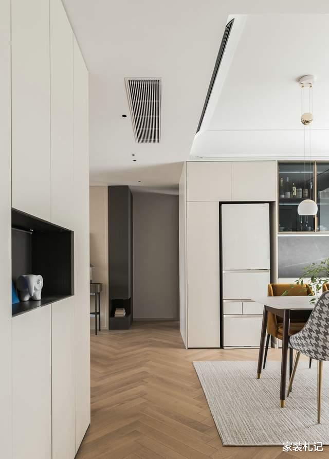 |127㎡两居室,现代简约风装修,南北通透住着比大平层还舒服