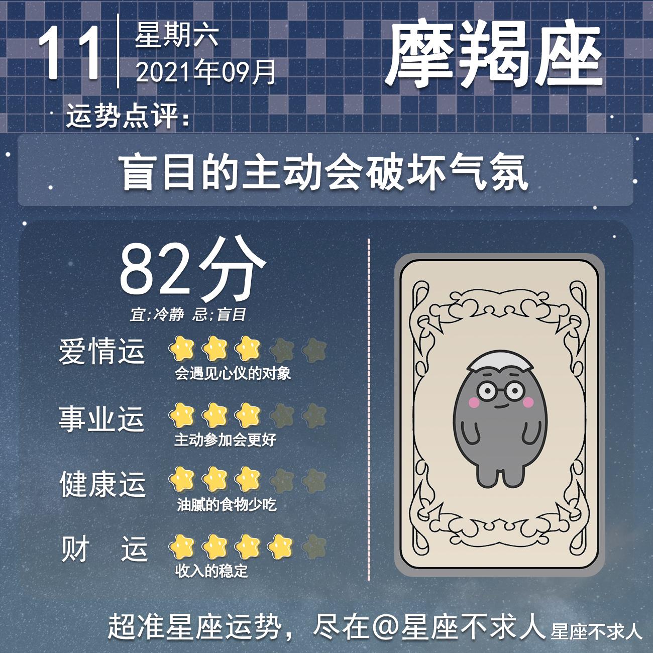 星座不求人|2021年9月11运势