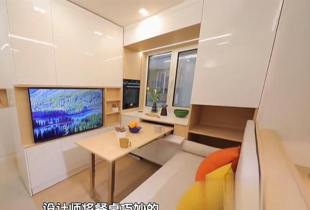 38万改造北京跨国夫妻的48㎡,设计出3室4厅格局,能住三代6口人