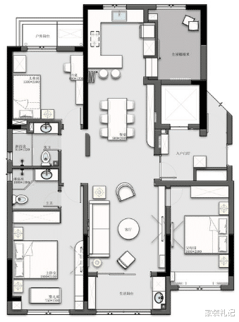 家装札记|140㎡的家，不做任何豪华装饰，却有藏不住的高级感