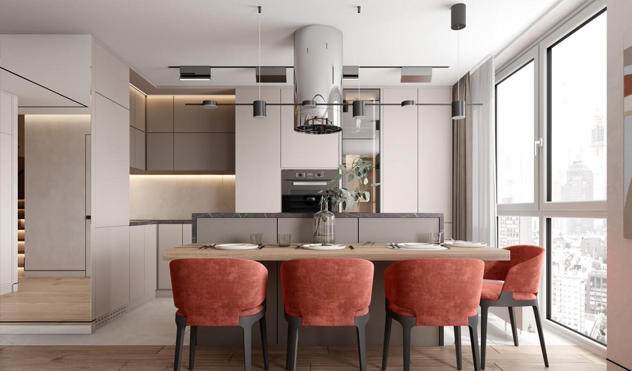 家居解题|110㎡浅色系空间，营造现代空间的精致感！