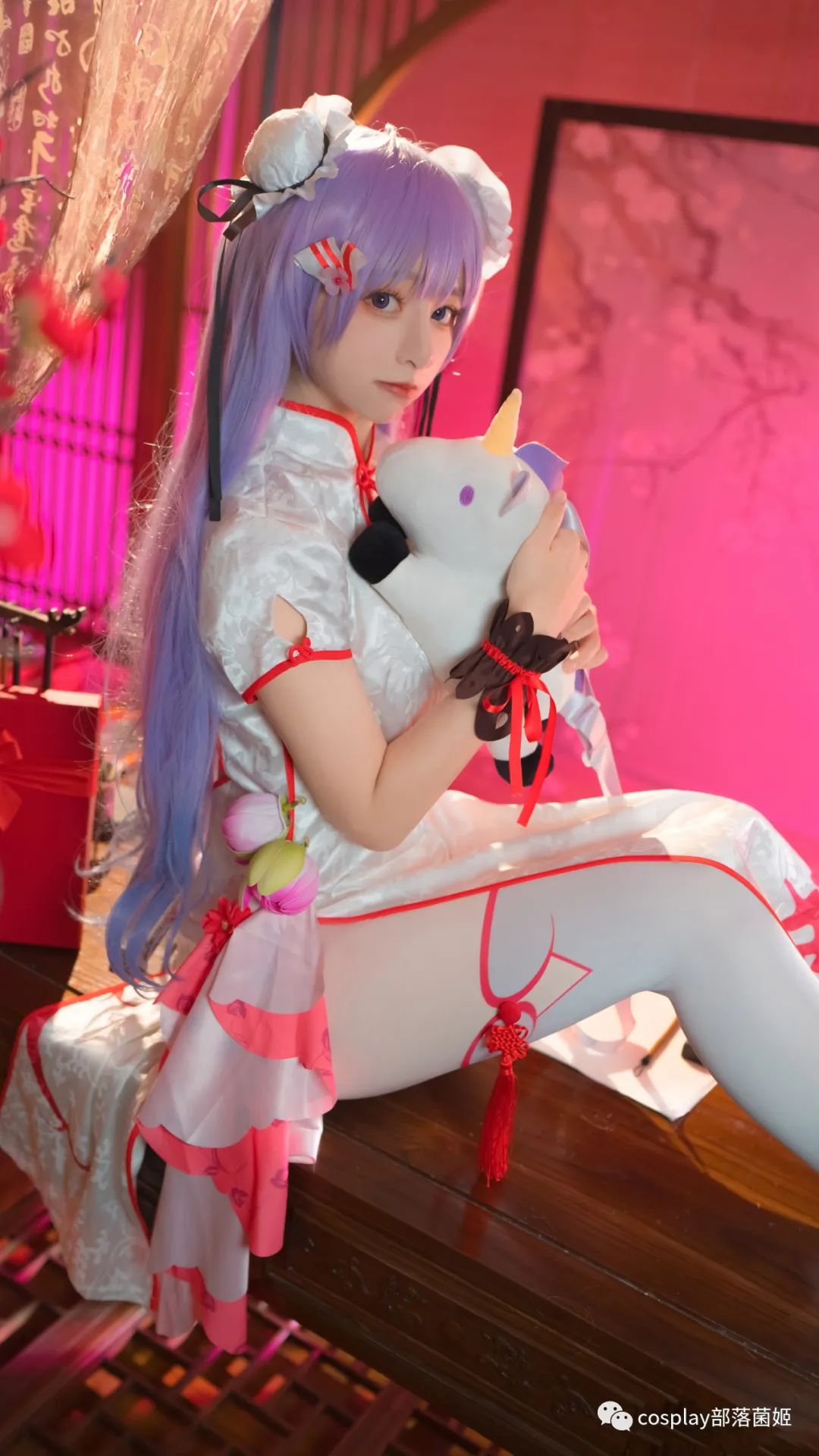 碧蓝航线|cos：碧蓝航线独角兽cos正片@菌儿，希望哥哥会喜欢