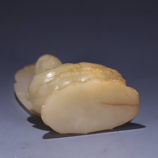 |旧藏 和田玉如来佛雕像