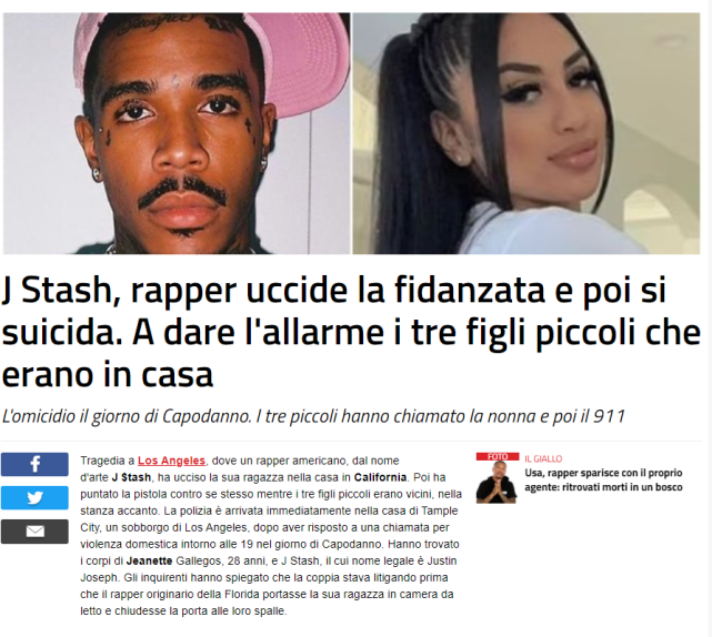 欧美明星|匪帮Rapper枪杀女友后“吞枪自杀”？