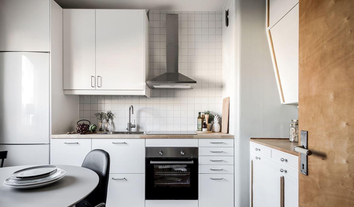 晒她36平小户型，厨房吊柜她坚持切30°角，完工后师傅夸：聪明！