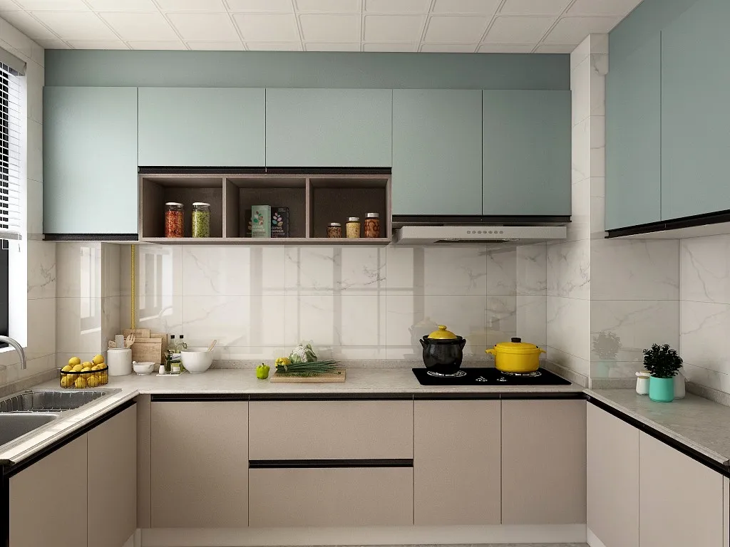 |这样的厨房设计布局，再小都不怕