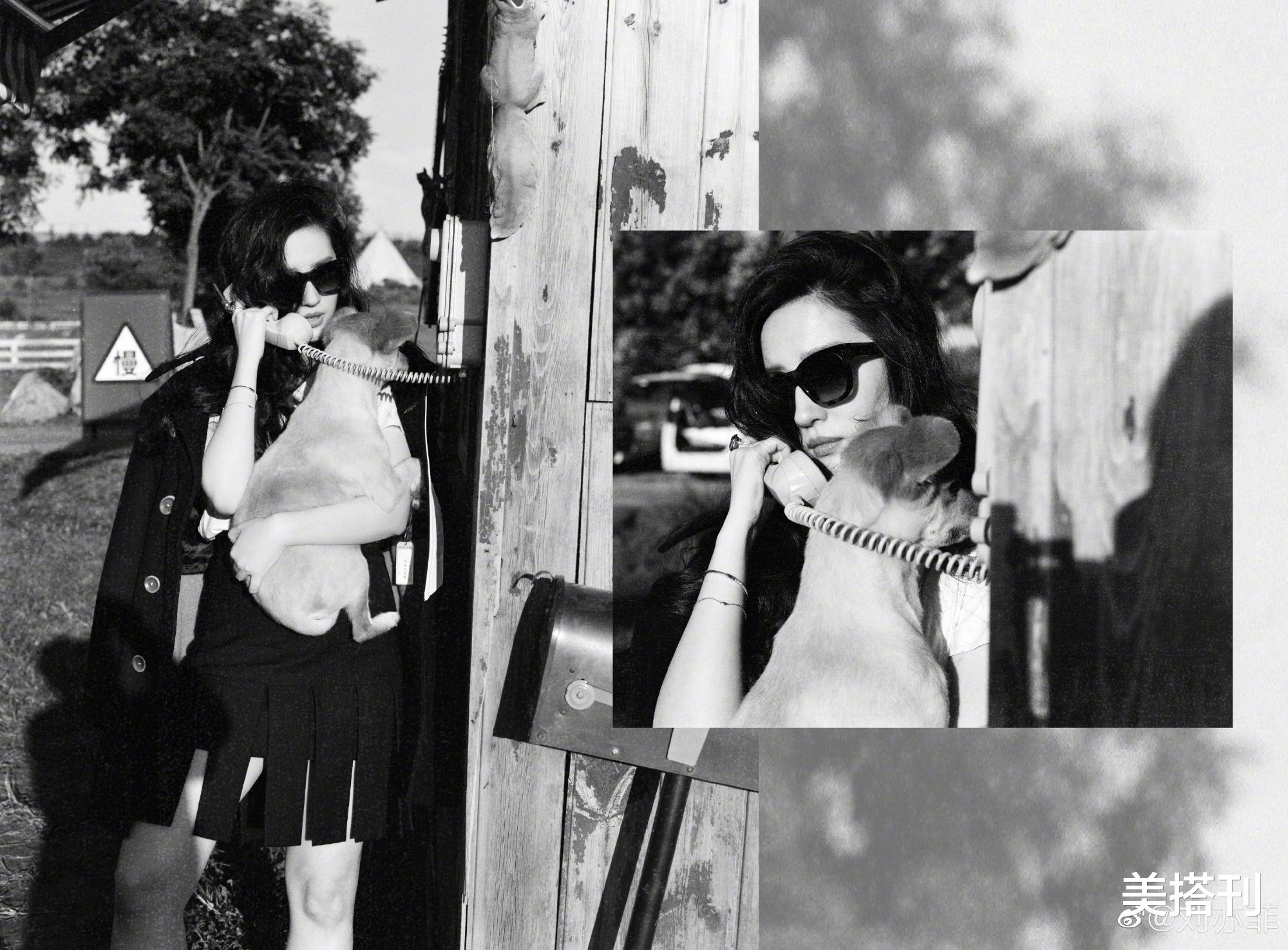 刘亦菲|刘亦菲晒假期美照，每一张都是高级大片，网友：衣品不行但人好看