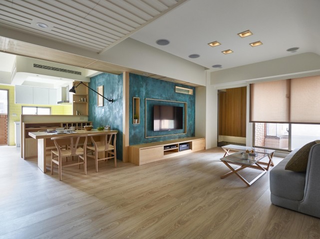 纯真的简洁原木风装修