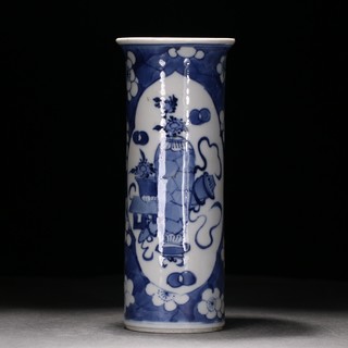 光绪|清,光绪年制青花小筒瓶