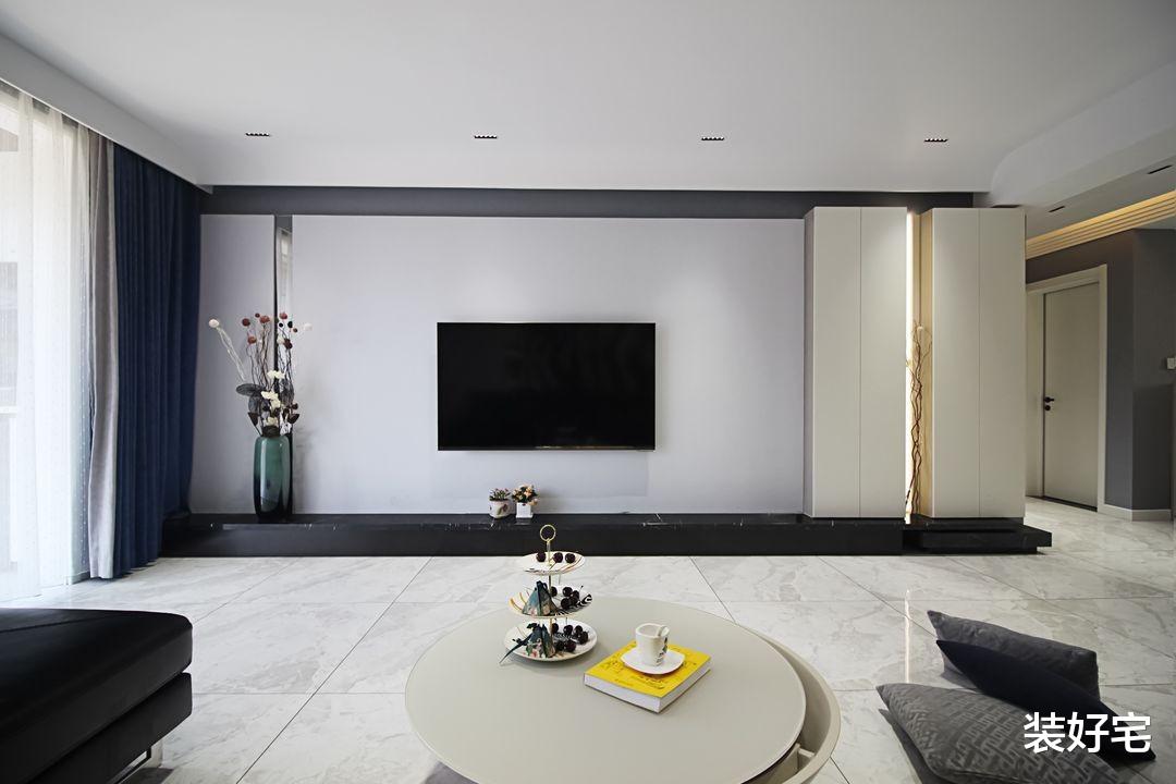 设计师|150平的现代三口之家，南北通透采光充足，时尚和舒适同时兼顾