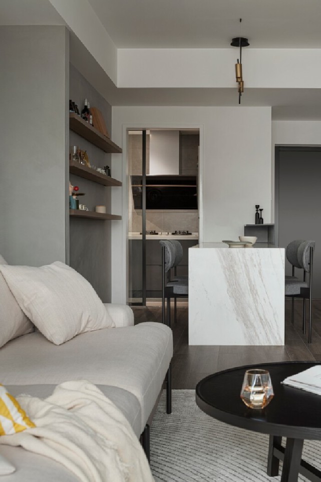 90㎡清新低调的时尚设计,看的我家也想这么装修了,太羡慕了
