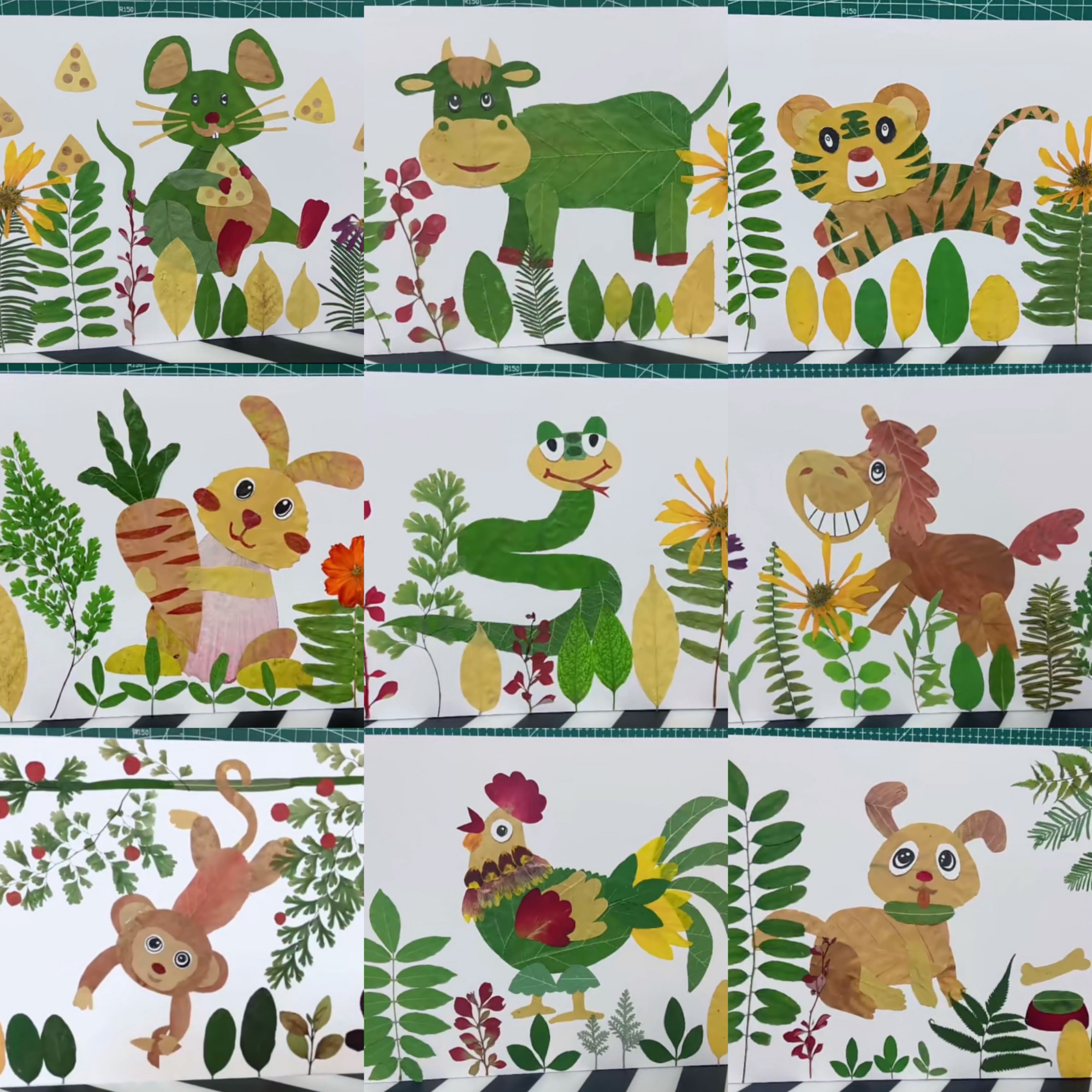 京妈说|捡一袋子树叶，树叶贴画做起来，不花一分钱的早教课，效果惊艳