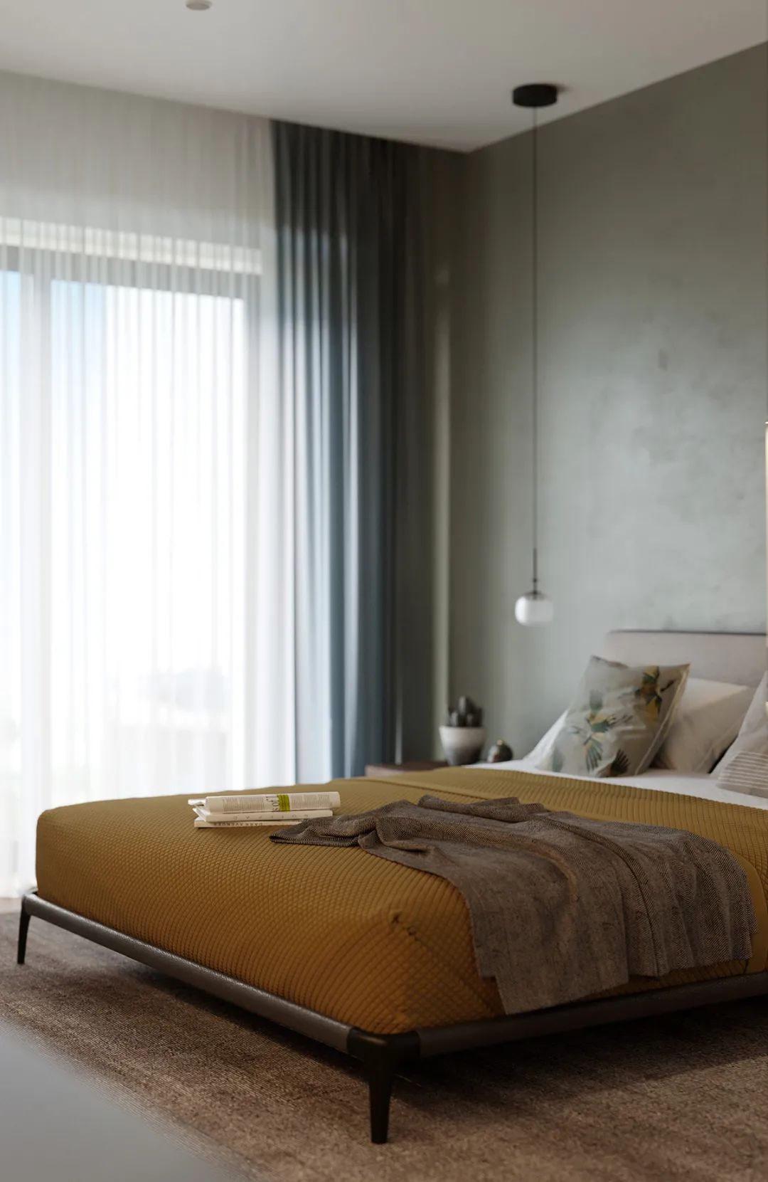 利沃夫|乌克兰利沃夫160㎡住宅,棕色调搭配打造温馨的居住感