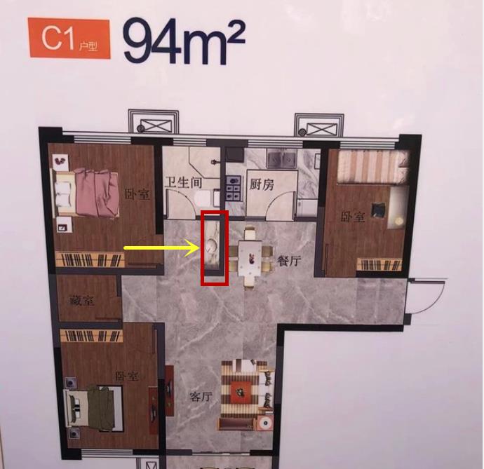 卧室门、洗漱台镜子它俩面对面，尴尬！信手拈来3招，补救正好