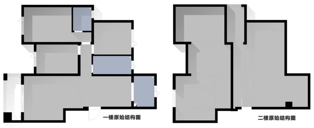 |233平复式全包装修高级灰 客厅电视墙背后大有可为！
