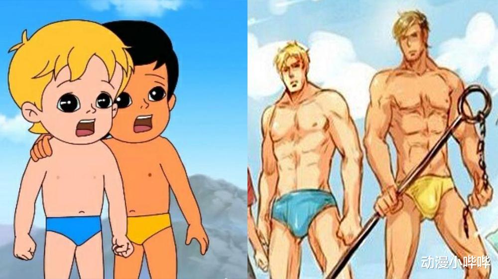 长大后|当童年动漫人物“长大”后，小新英俊帅气，静香这是发育过猛？