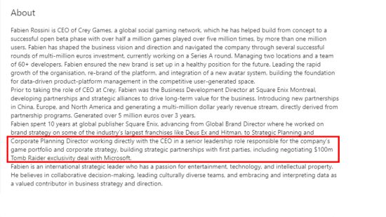 交易 1亿美元!《古墓丽影:崛起》Xbox限时独占交易价格曝出