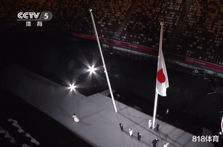 這也能錯? 東京殘奧會開幕式日本國旗升錯瞭, 被躺平瞭高高升起-圖3