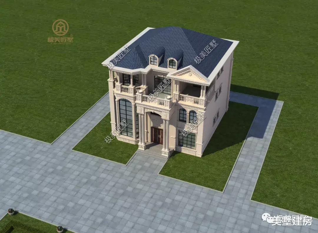 |大气奢华的欧式住房，经典三层设计，没有人不说好